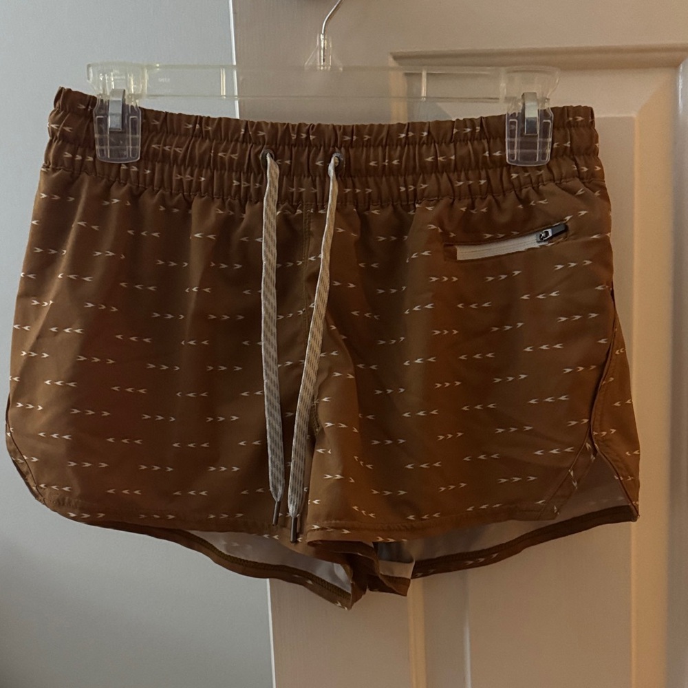 Vuori rust colored Athletic Shorts